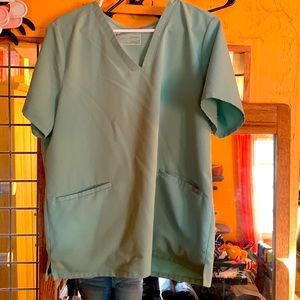 Figs Scrub Top Jade Casma XL